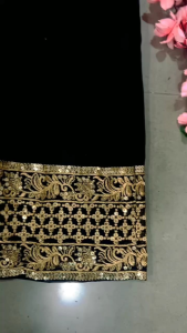 [PRE-ORDER] Ready Made Faux Georgette With Embroidered Long Gown ( Delivery 10 Days )