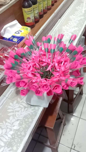 5 pcs bunga flanel termurah 9999k