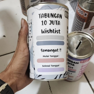 CELENGAN TARGET SMALL 10 JUTA BUKA TUTUP DAN PERMANEN