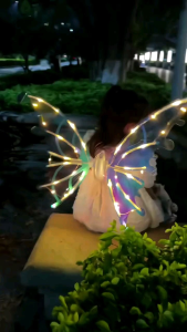 Mainan Outdoor Anak Sayap Lampu ~ BUTTERFLY Fantasy Wings