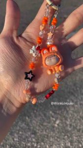 Rantai Telefon Buatan Tangan Pop Bean Tulen /Authentic Pop Bean Handmade Phone Chain Pendant Rantai Telefon Buatan Tangan Pop Bean Tulen - Amlls Rabbit