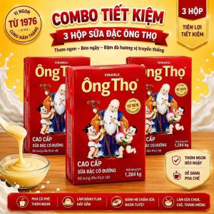 Sữa Đặc Ông Thọ Vinamilk 1.284kg Combo 3 Hộp – Sữa Đặc Có Đường Thơm Ngon Béo Ngậy