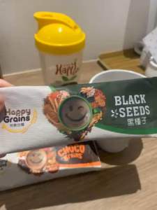 HAPPY GRAINS small box 15 or 12sachets Multi Grains Oat Meal Fiber Peptide Millet Breakfast Low calories Sugar Free