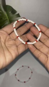 Felix Red White Beads Bracelet Gelang Manik Merah Putih Kpop Idol Stray Kids Kemerdekaan Merdeka HUT RI 17 Agustusan