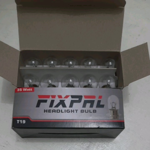 [10 Pcs] Lampu Bohlam Depan Motor T19 12V 35/35W FIXPAL