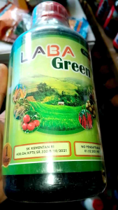 PUPUK NPK CAIR LABA GREEN 1 Liter (GA3 perekat anti jamur ) untuk pertumbuhan daun & batang
