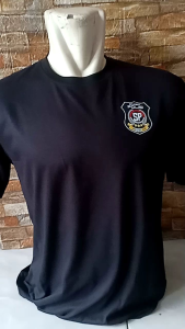 Kaos Hitam Lengan Pendek Sahabat Polisi Baju Tshirt Pria Oblong Dewasa
