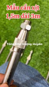 Cần rút inox 15m kéo dài 3m chuyên dụng phun xịt phân thu.ốc BVTV