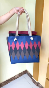 ALWATAS zigzag / tote bag wanita / tote bag viral / tote bag wanita resleting / tas ibu ibu pengajian / tas kuliah