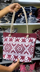 Alwa tas / Tote Bag Wanita Tas Kuliah Tas Traveling// Motif Aesthetic Bahan Nilon Terbaru
