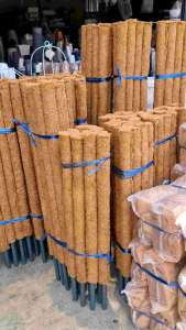 (ซื้อ5แถม1)หลักมะพร้าวแบบใยละเอียด(ด้ามพลาสติก)