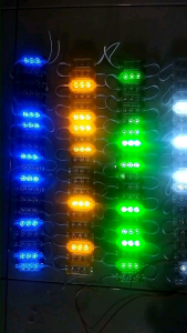 1 Renteng 10pcs LED KEDIP OTOMATIS 3 MATA 12-24 volt