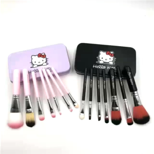 BRUSH SET MAKEUP LUCU MOTIF HELLO KITTY MURAH TERBARU