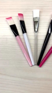 MAKEUP BRUSH RAINBOW GAGANG PINK MURAH TERBARU