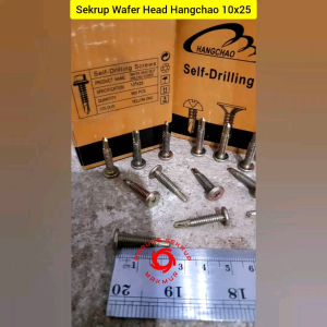 (50 pcs) Sekrup Roofing Wafer Head SDS 10x25 / Skrup Wafer Head 2.5CM