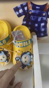 SPIN EGGY Hole Shoes Kids Summer Outer Wear New Style Anti-Slip