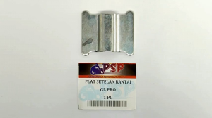 Plat Setelan Rantai GL Pro (Harga Per 1 PCS) - Plate Pelat Washer Stelan Rante Chain Adjuster Samping Tutup Arm Belakang Honda GL Pro CDI GL Pro Neotech GL Max CDI GL Max Neotech Mega Pro Lama Megapro Hiu Megapro New Primus