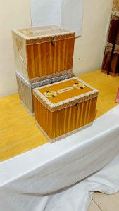Kotak Angpo/Tempat Amplop Undangan /Pernikahan / Ulang Tahun / Gold