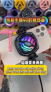 Sò Lạnh X76 Pro Đóng Băng Làm Mát Điện Thoại Chống Chai Pin