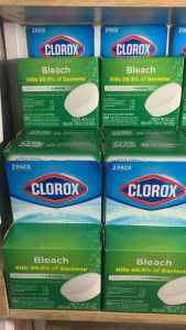 3 ก้อนส่งเป็นแพค Clorox Automatic Toilet Bowl Cleaner 100g x 2