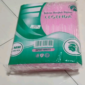 Sedotan Pink Bengkok Higienis 6 mm / sedotan flexible isi 250 pcs