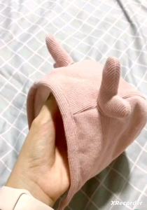 CAE - Topi Kupluk Anak Bayi Laki Perempuan 0-1 Tahun Tanduk Rusa Beanie Hat Import