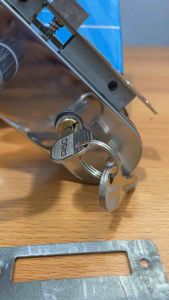 1 SET HANDLE PINTU RUMAH AS-11 / GAGANG PINTU MINIMALIS SILVER CHROME