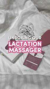 NIZU Lactation Breast Massager with Heat & Vibration | Breastfeeding Nursing Massager
