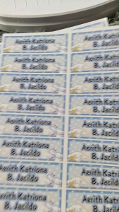 Personalized Sticker / Subject Sticker label (Please send details)SELF CUT