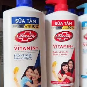 Sữa tắm Lifebouy chăm sóc da chai 800g bảo vệ khỏi vi khuẩn gây bệnh( hàng mới)giá mới