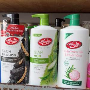 Sữa tắm detox Lifebouy dầu tràm trà mới 800g đủ màu