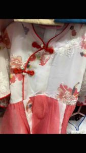 [LIL BUBBA] KIDS CHEONGSAM CHINESE DRESS TULLE DRESS RACIAL HARMONY DAY
