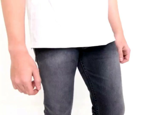 Celana Jeans Panjang Pria Standar Stretch Melar Tebal Denim Slimfit Skinny 28-38 Warna Hitam
