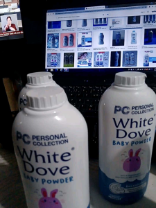Personal collection white dove baby powder enrich with DreamScent
