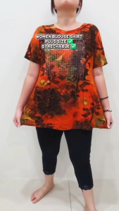 Baju Blouse 5XL Stretchable Shirt Offer Price New Stock
