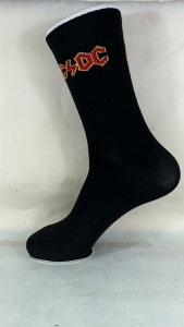 WLW888 Kaos Kaki Panjang Pria Wanita Olahraga kaos kaki OldSchool Skate Bahan Tebal Motif Elegan