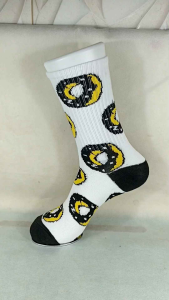 WLW888 Kaos Kaki Panjang Pria Wanita kaos kaki Old School Skate Bahan Tebal Kaos Kaki Sproty Casual