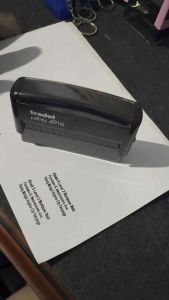 Trodat 4916 10X70 mm customized stamp
