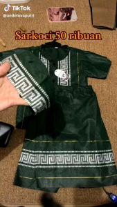 Baju Anak Setelan Koko & Sarkoci Sarung Peci Usia 1-12 Tahun