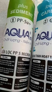 Bộ 3 lõi lọc nước 10inch  AQUA 123 chính hãng hỏa tốc TPHCM