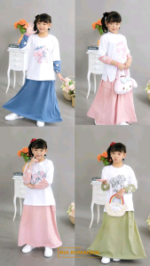 SAKURA SET KIDS BY NIA RUMAISHA || MAT. KATUN COMBAD || BAWAHAN ROK FULL KERUT