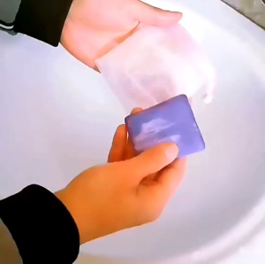 Ribbon Foaming Net Handmade Soap Foaming Net Facial Cleansing Soap Net Foam Net Bath Supplies