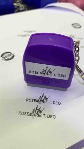 [MESSAGE US] HA 1333 PERSONALIZED SELF INKING STAMP