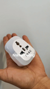 TRAC 2 in1 Universal Adaptor LED Night Light UK 3 Pin Plug Switch Socket Multi Adaptor