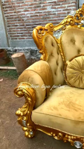 Sofa Mewah Ukir Kayu Jati: Set Sofa Formasi 3211 & Desain Terbaru Jepara
