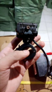 Lampu Tembak Sorot LED Stang Motor Dua Mode Blitz Korea Chip