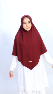 Hijab Bergo instan Kerudung Jersey Knit Ped
