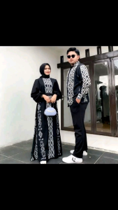 baju tenun set couple pasangan-baju pasangan tenun