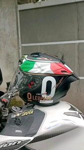 HELM SEV OCTOPUS LEOPARD HITAM DOF PAKET GANTENG KEKINIAN BY JS ARMOR GRATIS STIKER