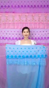 A92 MÀN MẮC DÂY CAO CẤP Chất Liệu Tuyn Lạnh Thái - Đủ màu - Đủ size ( 1m4x2m/1m6x2m/1m8x2m/2mx2m2)